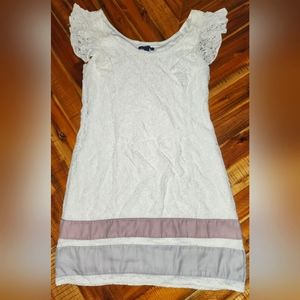 ** 2/$15 ** American Eagle White Lace Mini Dress